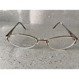 Tres Jolie 136 by Marchon 136 Cafe Latte Eyeglasses Frames ONLY 51-17-130 oval